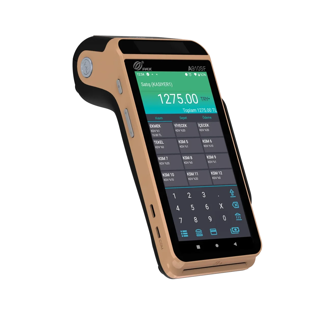 PAX A910SF akıllı yazarkasa POS cihazı